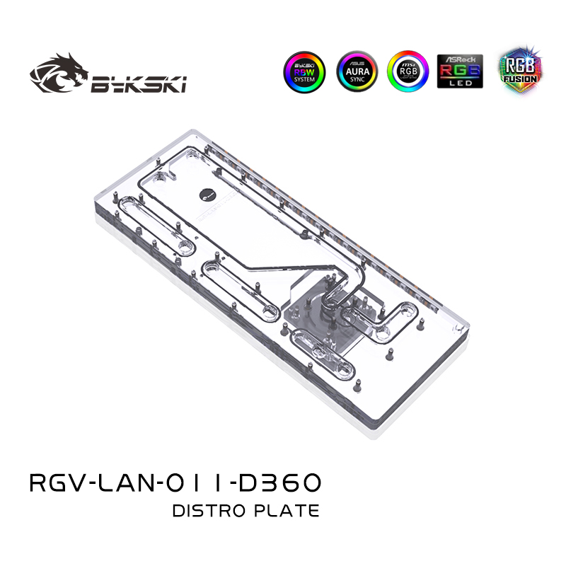 BYKSKI Distro Plate Acrylic Bo - Distro Plate Ddc Pump Combo ulasan dan harga