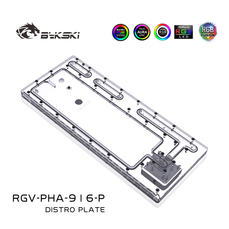 Bykski RGV-PHA-916-P Acrylic D - Distro Plate Ddc Pump Combo ulasan dan harga