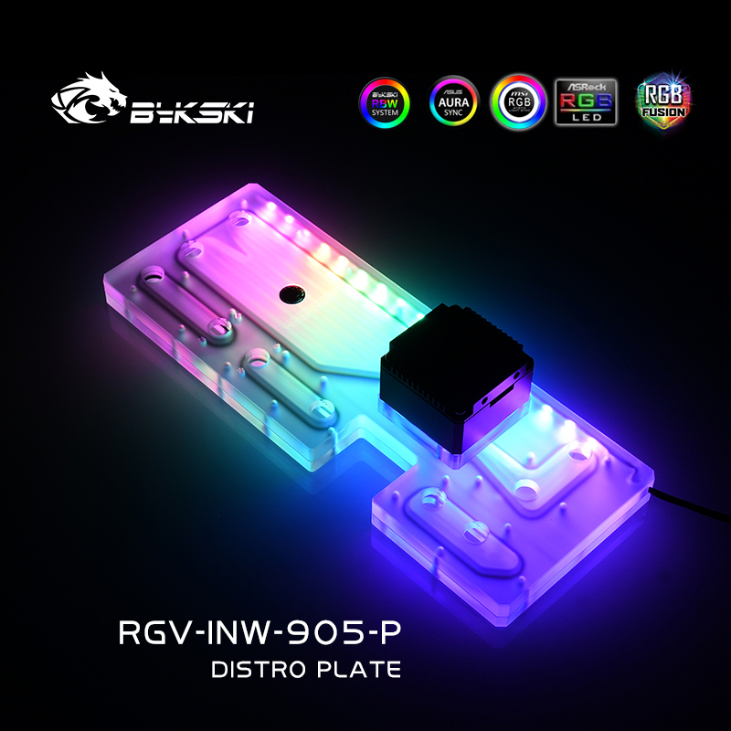 Bykski RGV-INW-905-P Acrylic D - Distro Plate Ddc Pump Combo ulasan dan harga